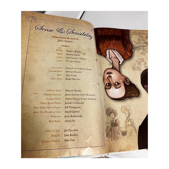 Graphic Novels Marvel’s Sense and Sensibility + Bronte Santoni Ex-Library Copies - Picture 3 of 7